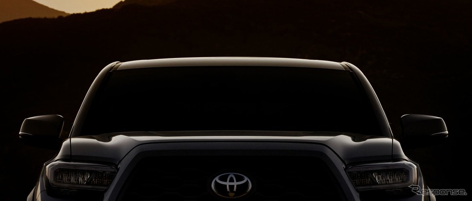 トヨタ・タコマ の2020年モデルのティザーイメージ