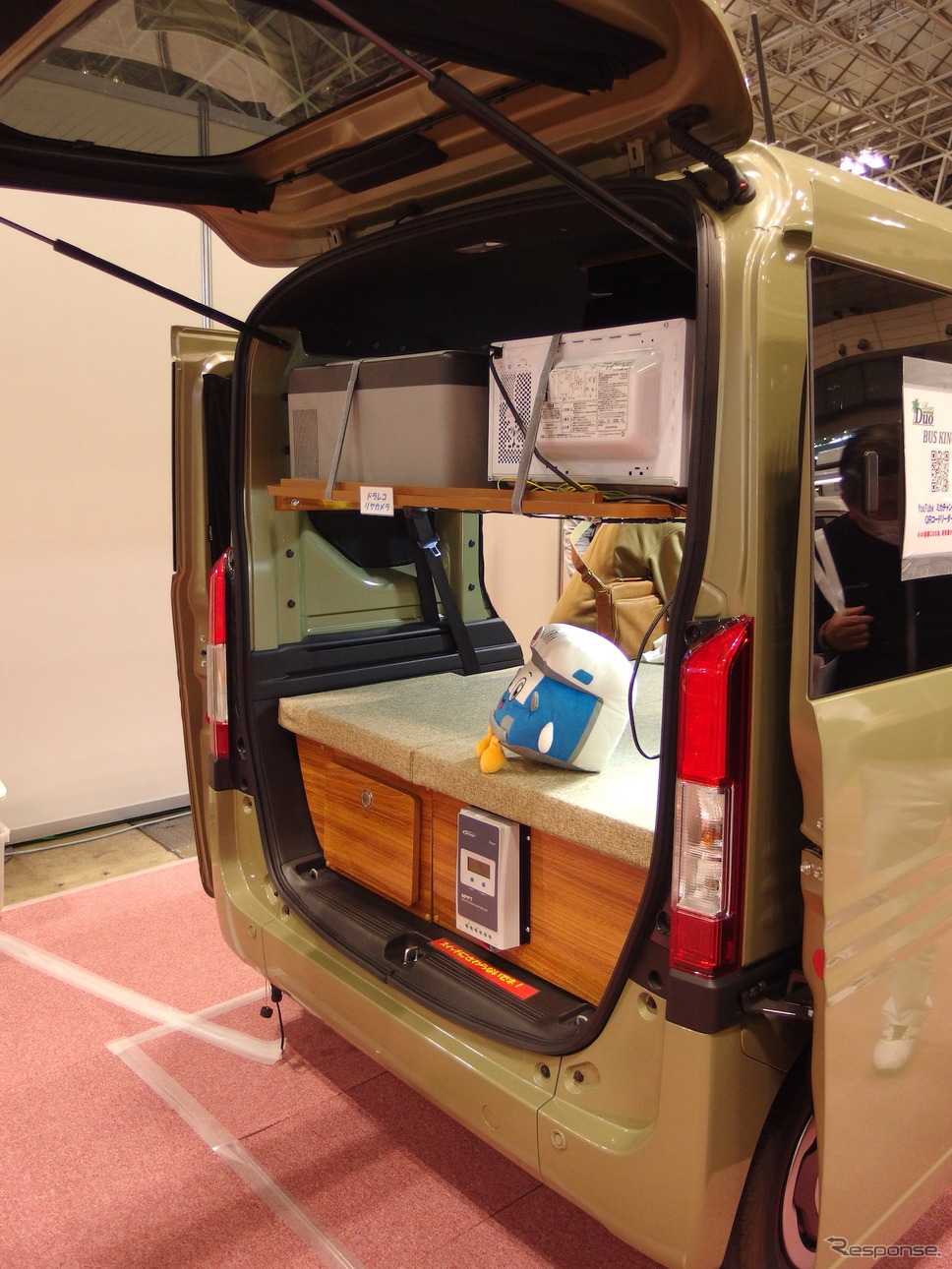 リゾートデュオステージ21 N-VAN(ジャパンキャンピングカーショー2019)《撮影 高木啓》