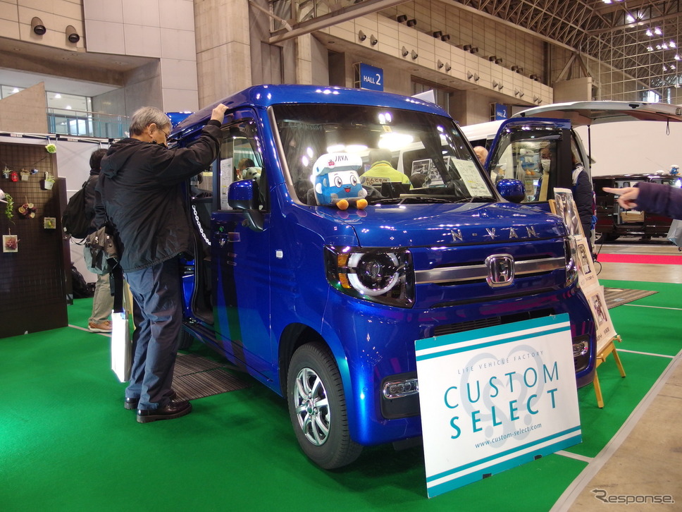 カスタムセレクトN-VAN(ジャパンキャンピングカーショー2019)《撮影 高木啓》