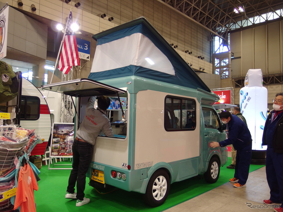 ロータスRV販売/バンショップミカミ(ジャパンキャンピングカーショー2019)《撮影 高木啓》