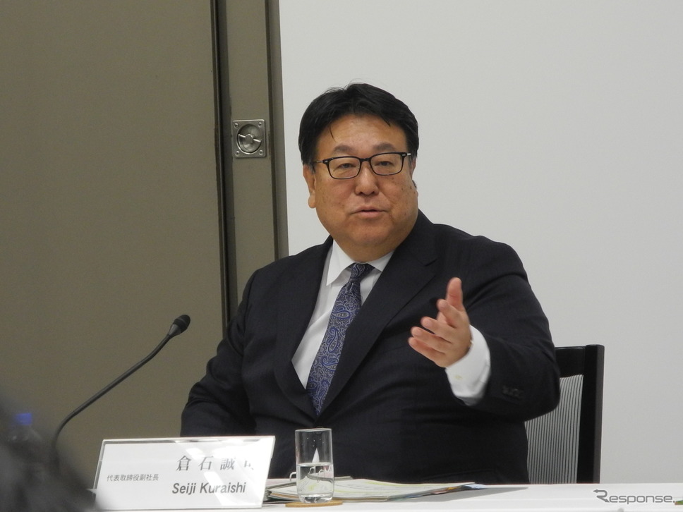 ホンダの倉石誠司副社長《撮影 山田清志》