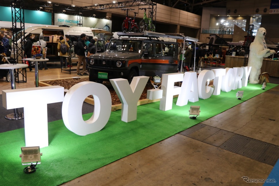 ハイエースベースのキャンピングカーを中心に幅広いラインナップをそろえるToy-Factor【撮影:中込健太郎】