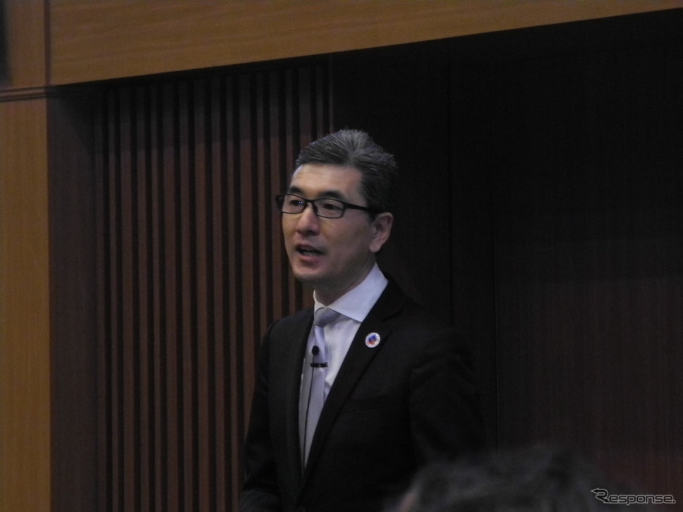 菊嶋隆史事務局長《撮影 山田清志》