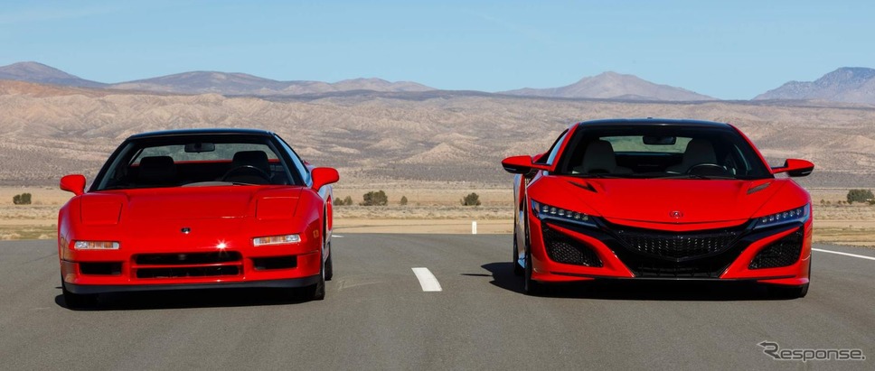 初代と現行のアキュラ(ホンダ)NSX