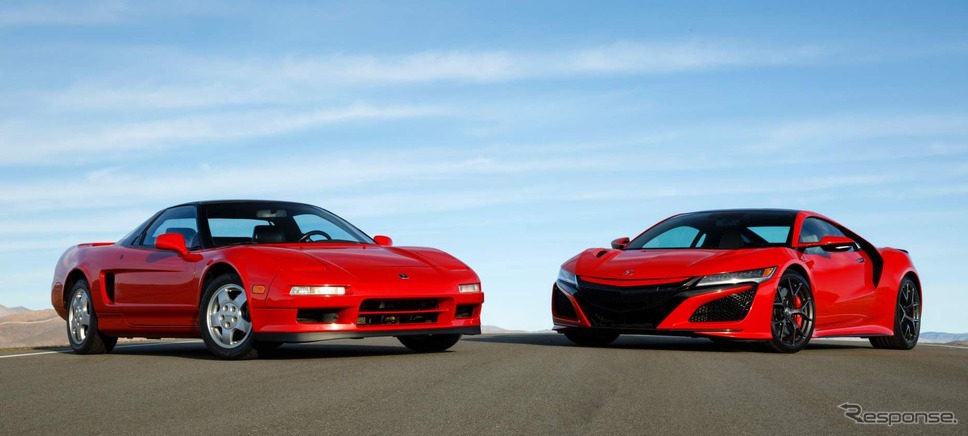 初代と現行のアキュラ(ホンダ)NSX