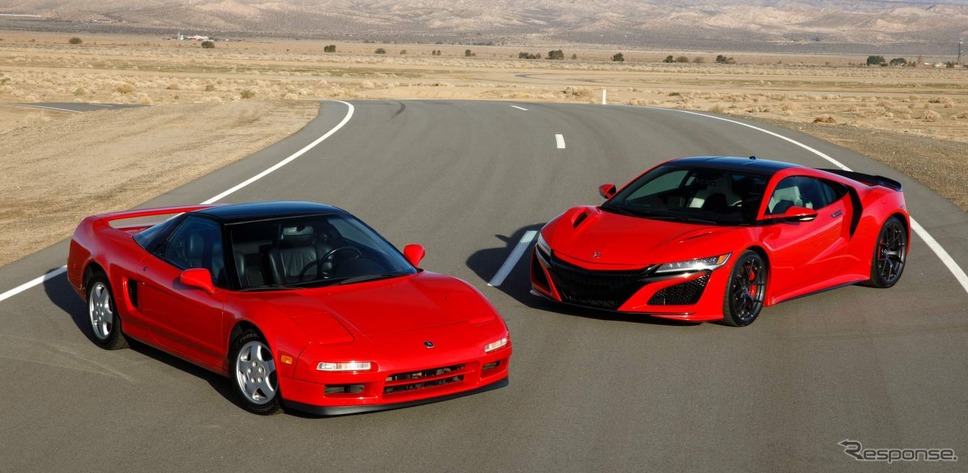 初代と現行のアキュラ(ホンダ)NSX