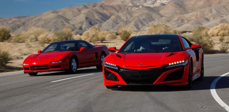 初代と現行のアキュラ(ホンダ)NSX