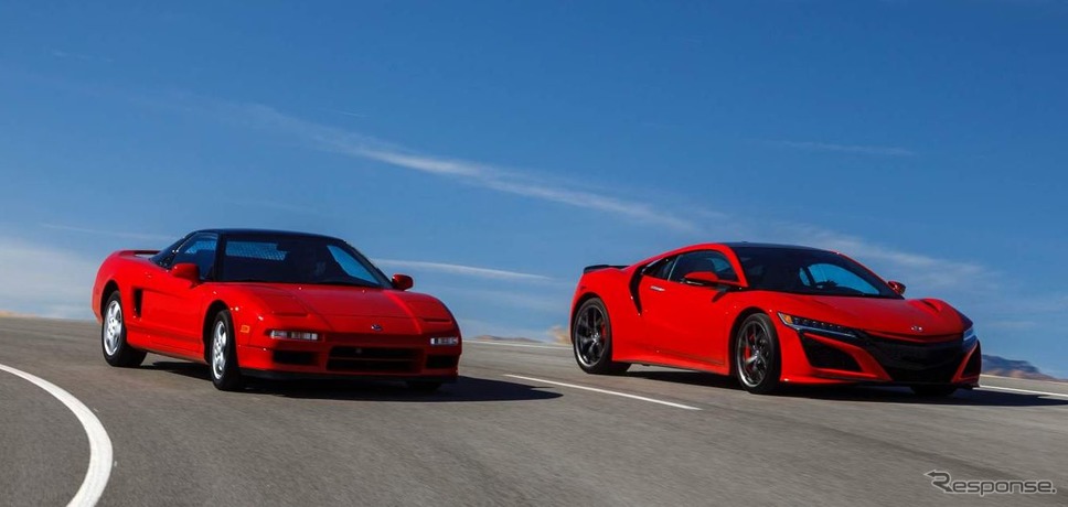初代と現行のアキュラ(ホンダ)NSX