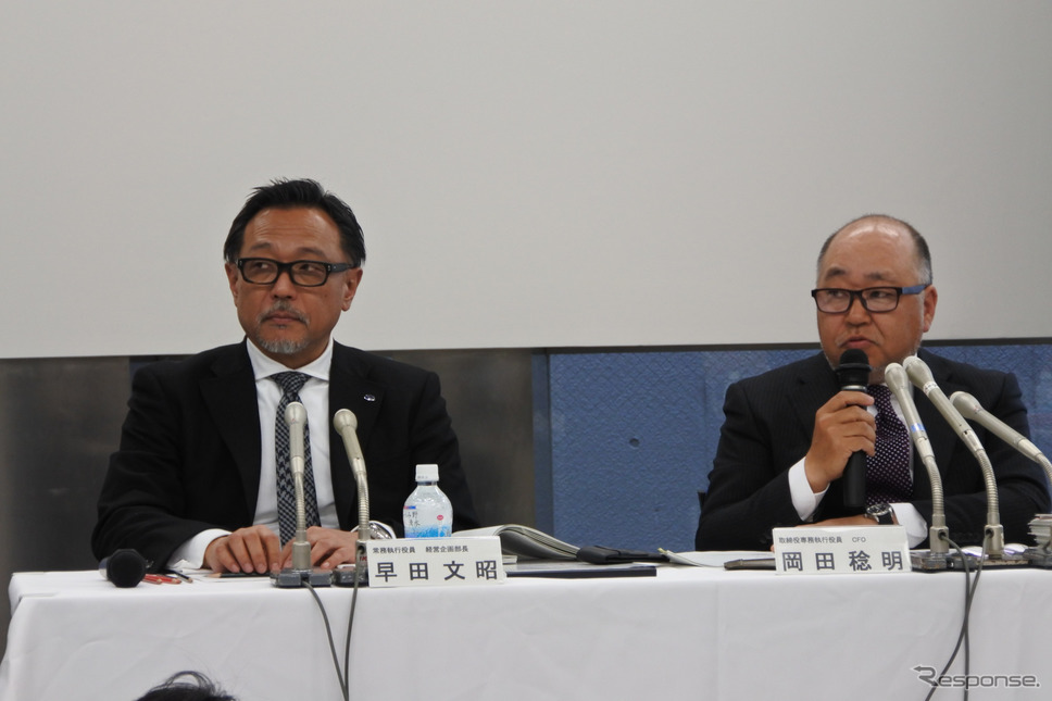 スバル 決算説明会《撮影 小松哲也》