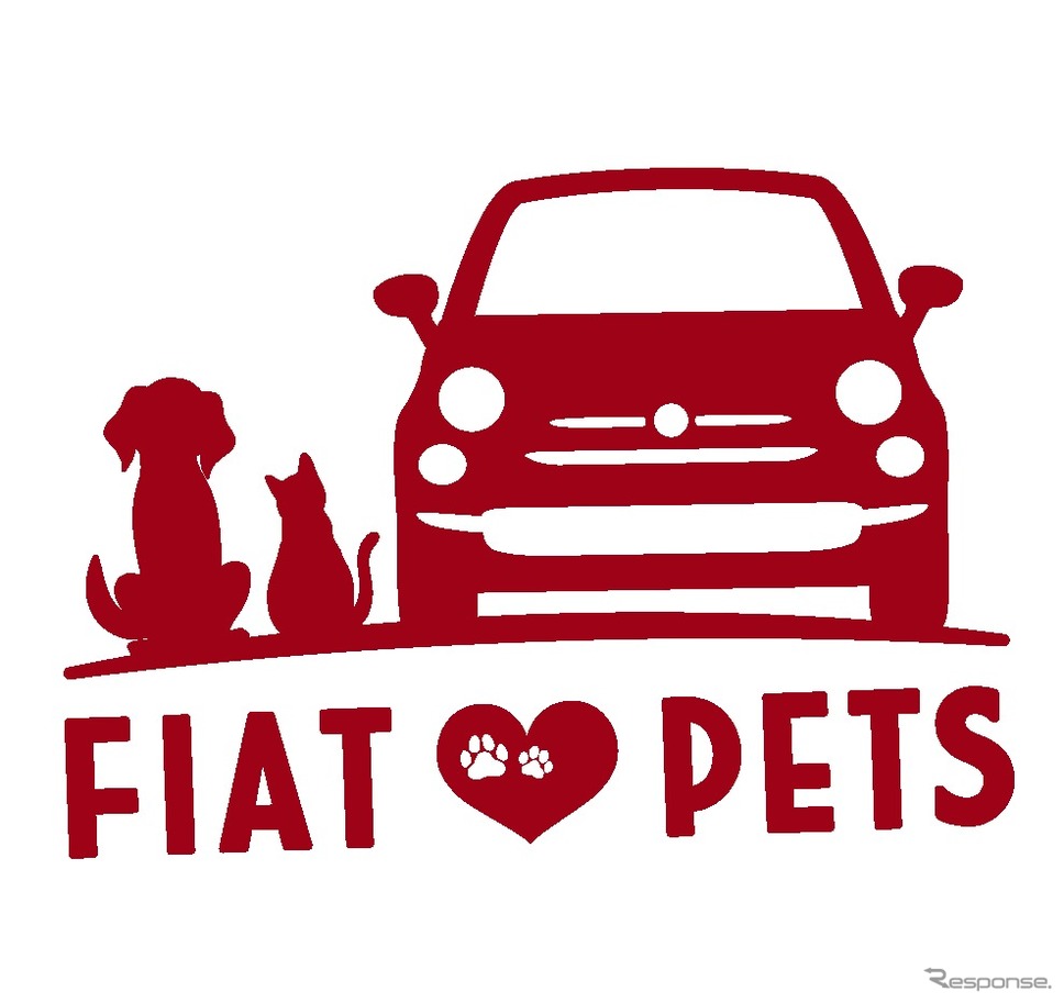 FIAT Loves Pet（ロゴ）