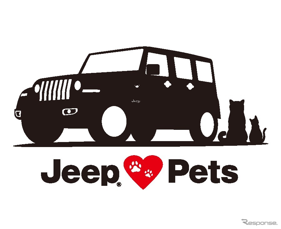 JEEP Loves Pet（ロゴ）