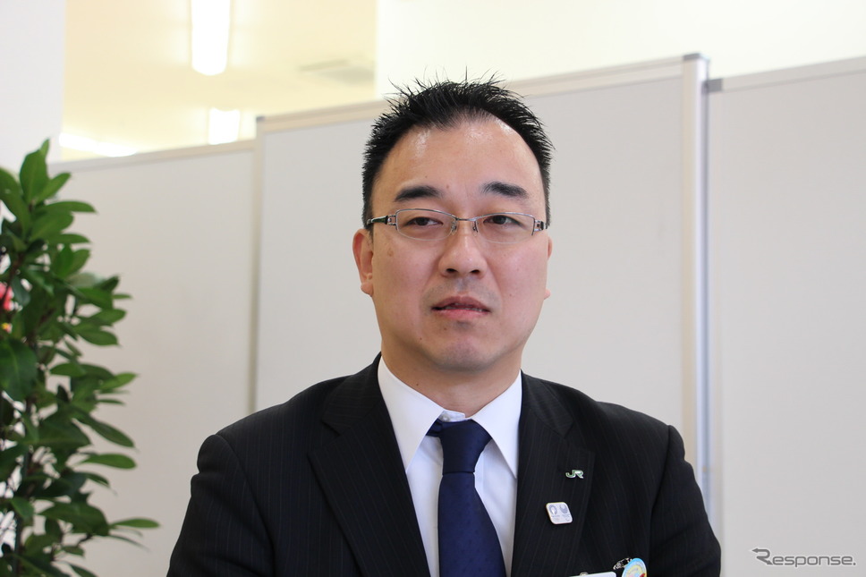 JR東日本 千葉支社 総務部企画室 佐藤裕史さん《撮影 吉田瑶子》
