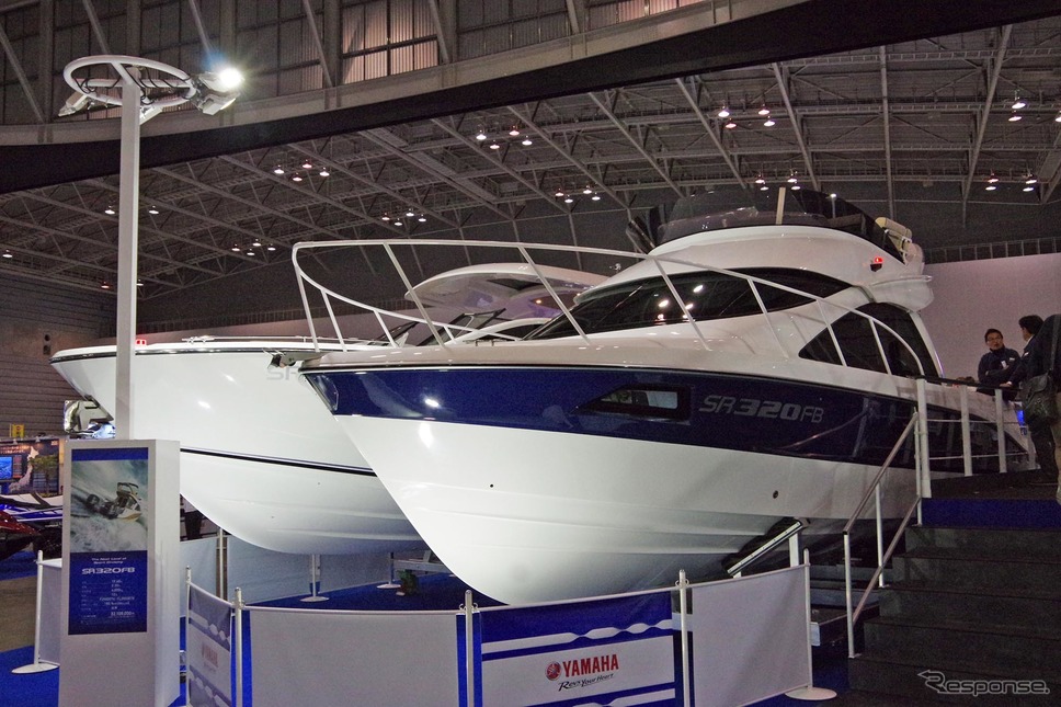 ジャパンインターナショナルボートショー2018 ヤマハ発動機ブース《撮影 宮崎壮人》