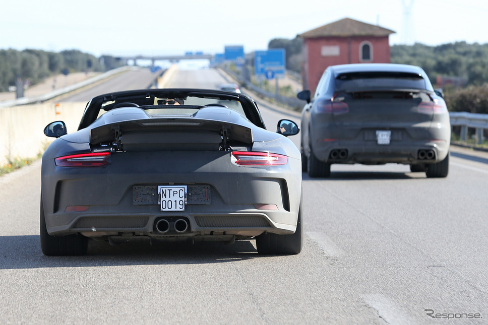 ポルシェ 911 スピードスター 市販型スクープ写真《APOLLO NEWS SERVICE》