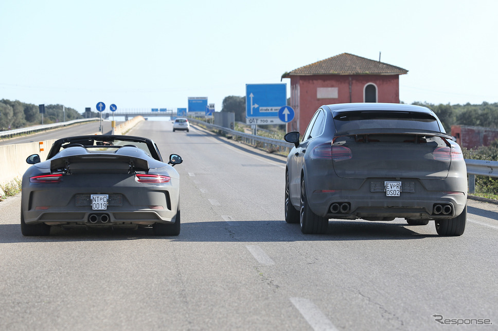 ポルシェ 911 スピードスター 市販型スクープ写真《APOLLO NEWS SERVICE》