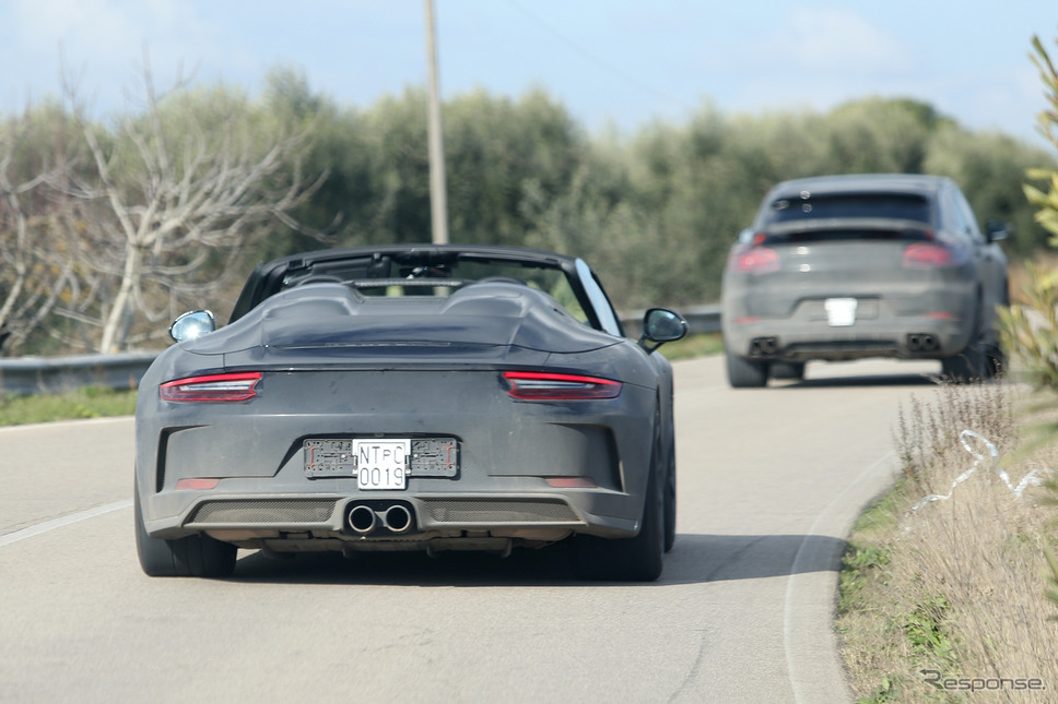 ポルシェ 911 スピードスター 市販型スクープ写真《APOLLO NEWS SERVICE》