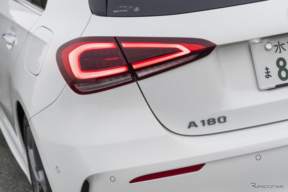 メルセデスベンツ Aクラス 新型(A180 スタイル AMGライン装着車)《撮影 阿部昌也》