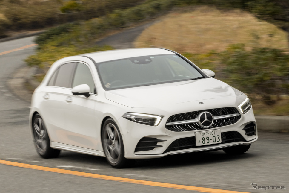 メルセデスベンツ Aクラス 新型(A180 スタイル AMGライン装着車)《撮影 阿部昌也》
