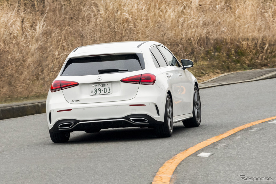 メルセデスベンツ Aクラス 新型(A180 スタイル AMGライン装着車)《撮影 阿部昌也》