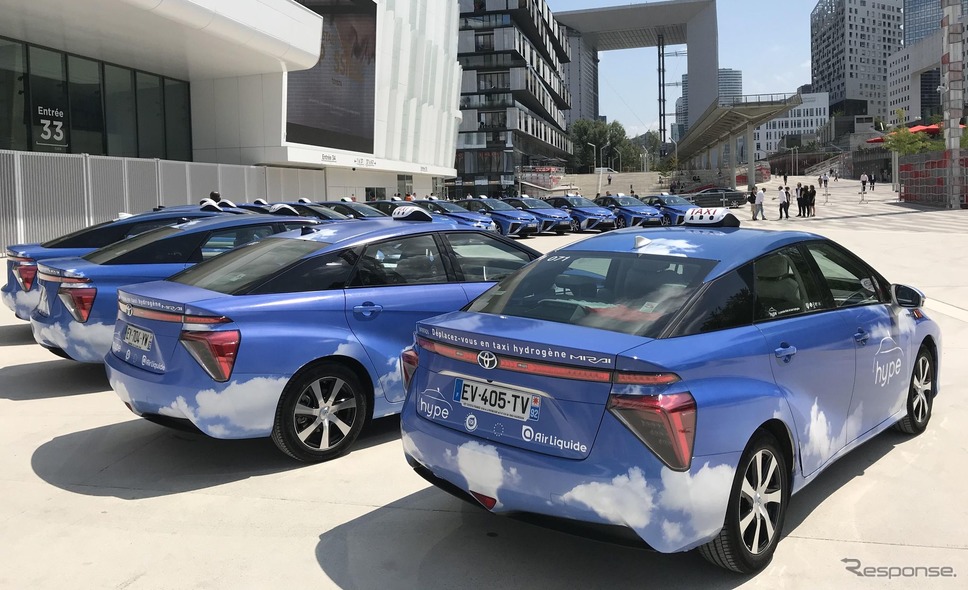 燃料電池車のみのタクシーサービス「HYPE」に導入のトヨタ・ミライ