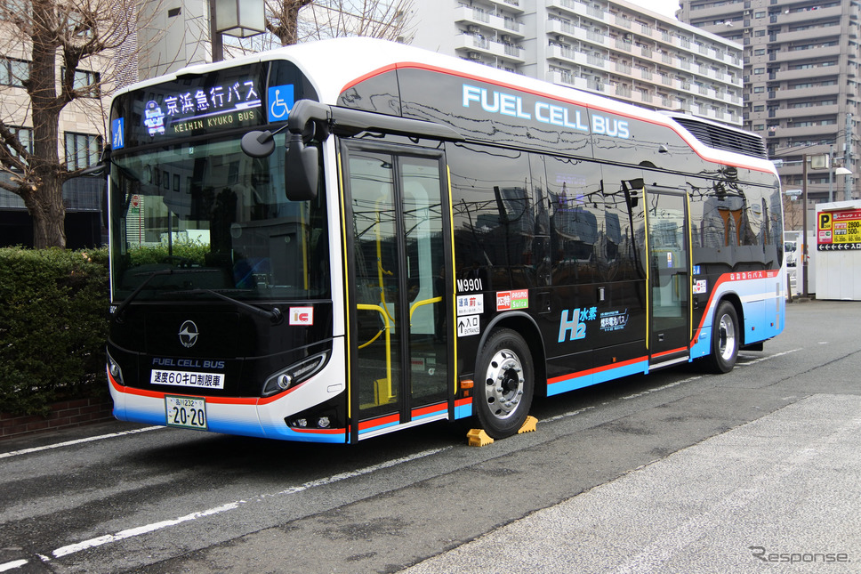 京急バス 燃料電池バスsoraを公開 3月1日から東京お台場地区で運行開始 E燃費