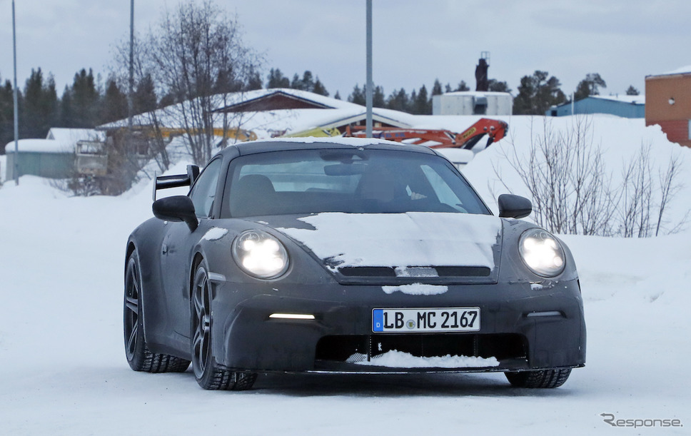 ポルシェ 911 GT3 スクープ写真《APOLLO NEWS SERVICE》