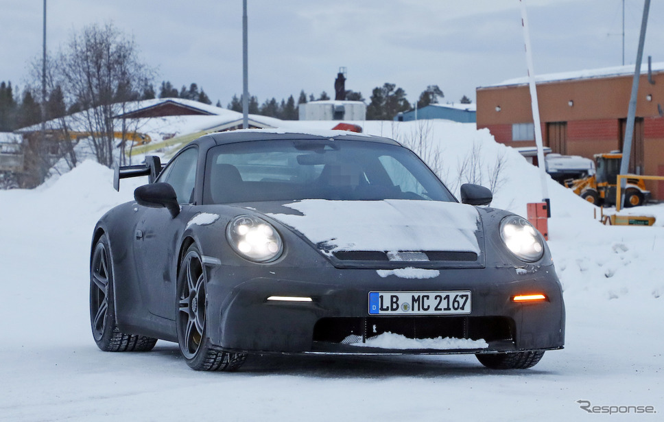 ポルシェ 911 GT3 スクープ写真《APOLLO NEWS SERVICE》