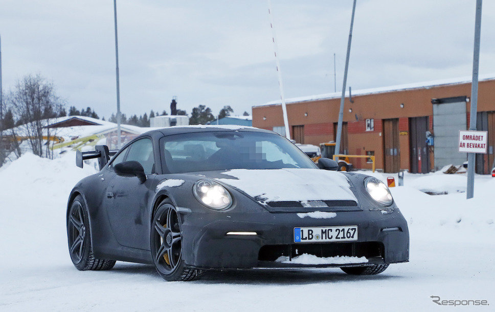 ポルシェ 911 GT3 スクープ写真《APOLLO NEWS SERVICE》