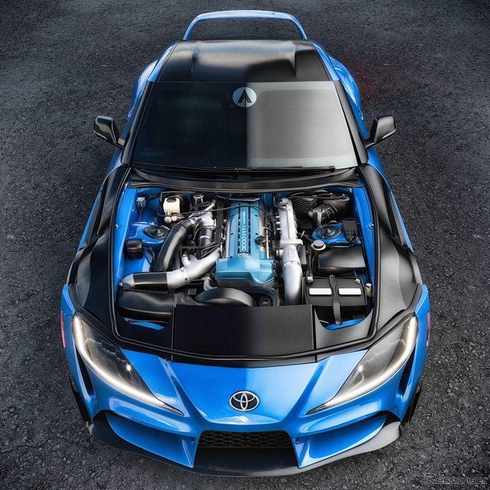 トヨタ スープラ 新型に「2JZ-GTE」を換装するCXレーシングのエンジン載せ替えキットのイメージ画像画像:CXレーシング