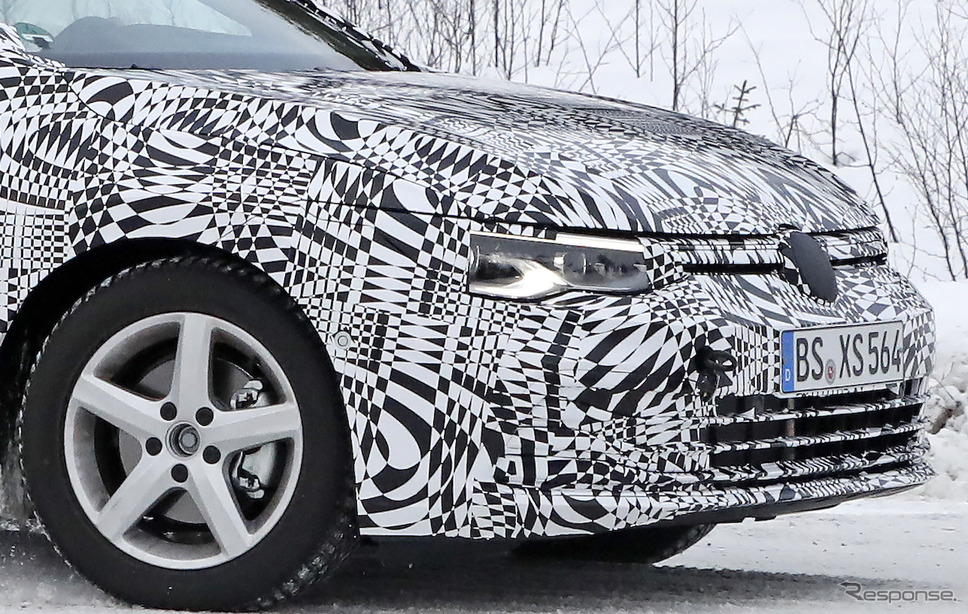 VW ゴルフ 新型(ゴルフ8)スクープ写真《APOLLO NEWS SERVICE》