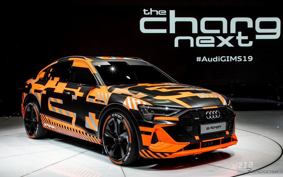 アウディ e-tron スポーツバックのプロトタイプ(ジュネーブモーターショー2019)