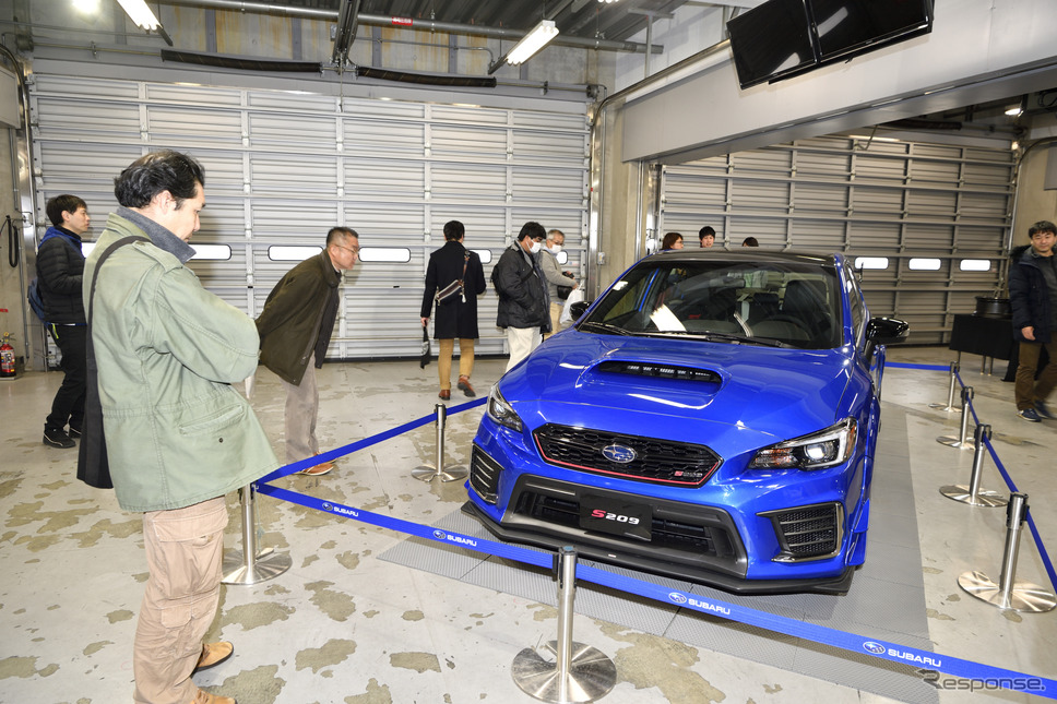 WRX STI S209《撮影 雪岡直樹》