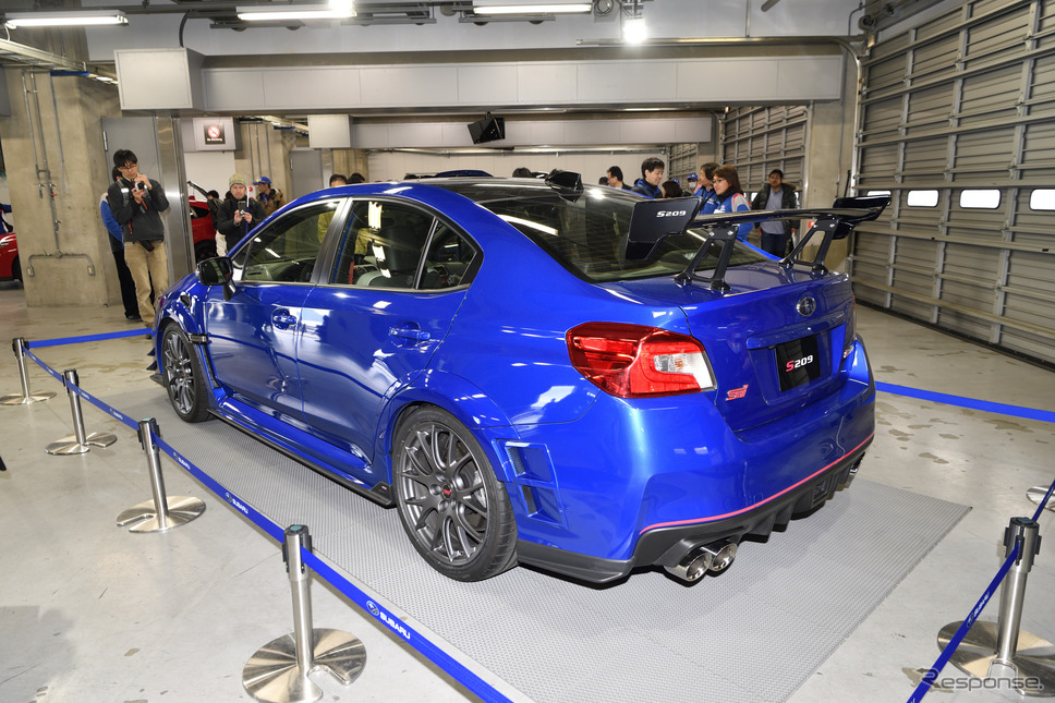 WRX STI S209《撮影 雪岡直樹》
