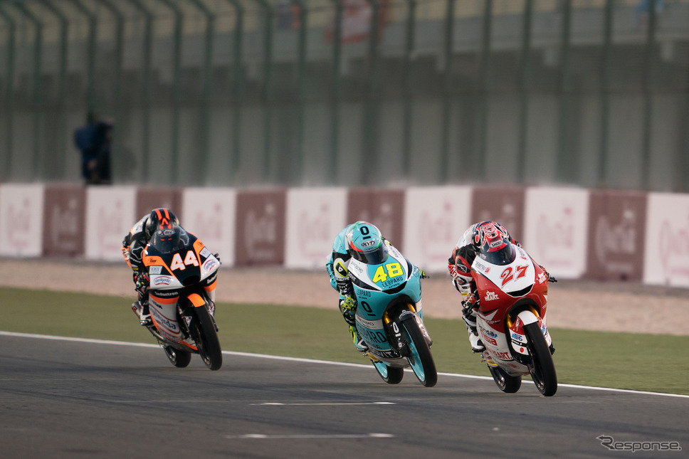Moto3クラス日本人初優勝の鳥羽海渡(Honda Team Asia)《画像 ホンダ》