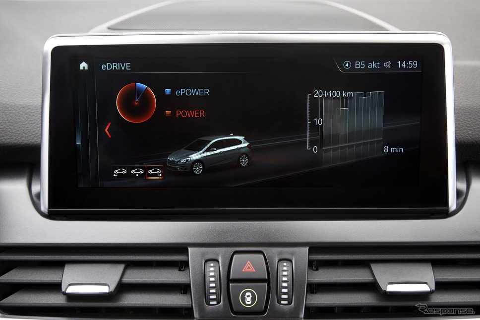BMW2シリーズ アクティブ ツアラーのPHV「225xe」改良新型