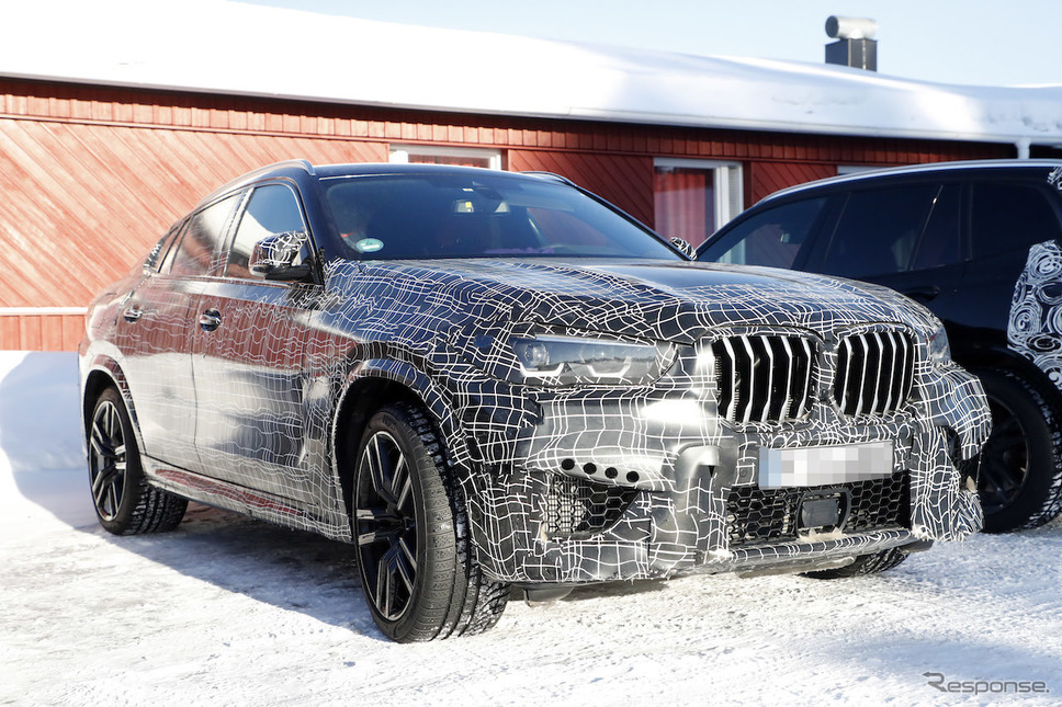 BMW X6M 新型スクープ写真《APOLLO NEWS SERVICE》