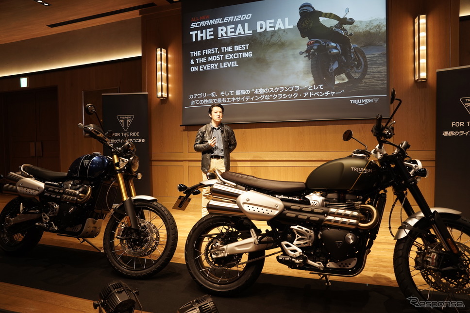 トライアンフモーターサイクルジャパン代表、野田一夫氏《撮影 河野正士》