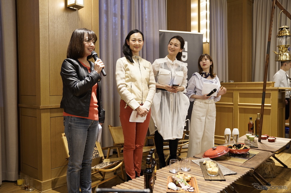 一般社団法人日本フードアナリスト協会が開催した、グランピング料理の試食会の様子《撮影 河野正士》