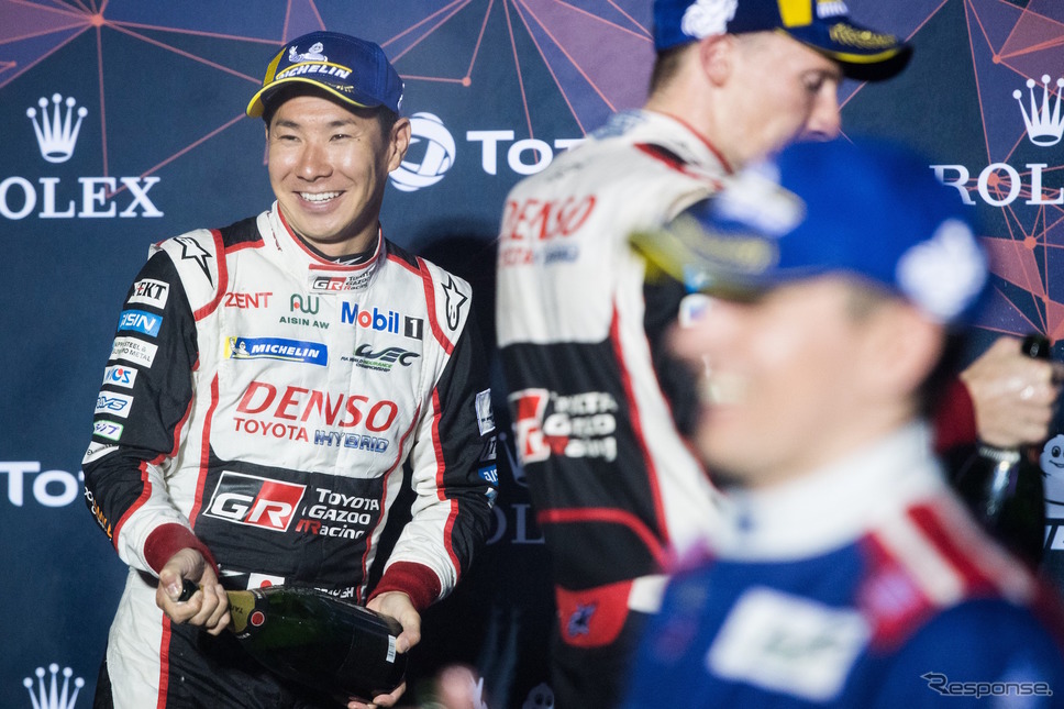 2位に入った小林可夢偉。《写真提供 TOYOTA》