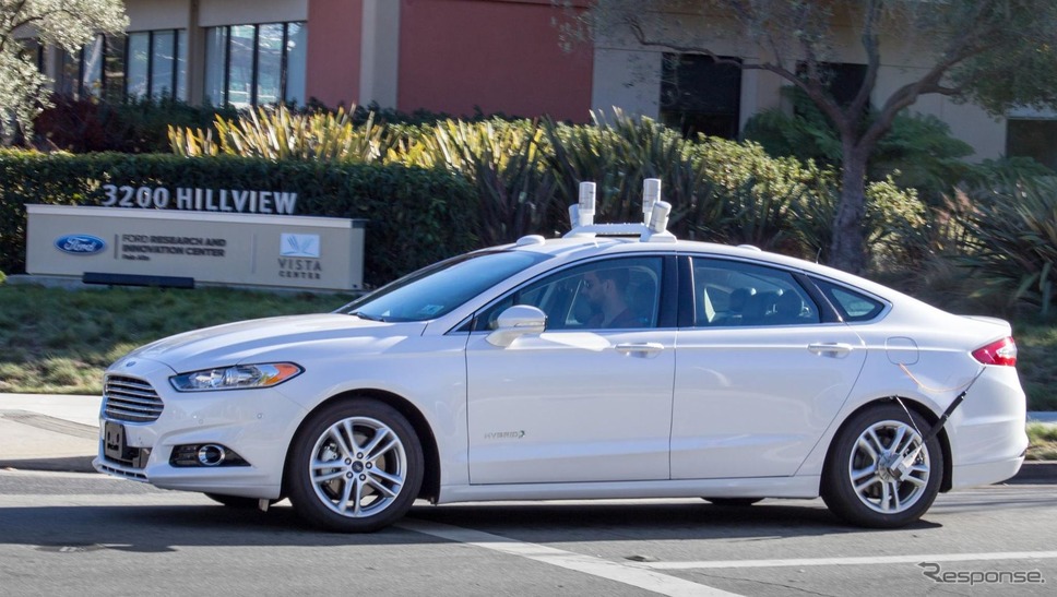 フォードモーターの自動運転テスト車両(参考画像)