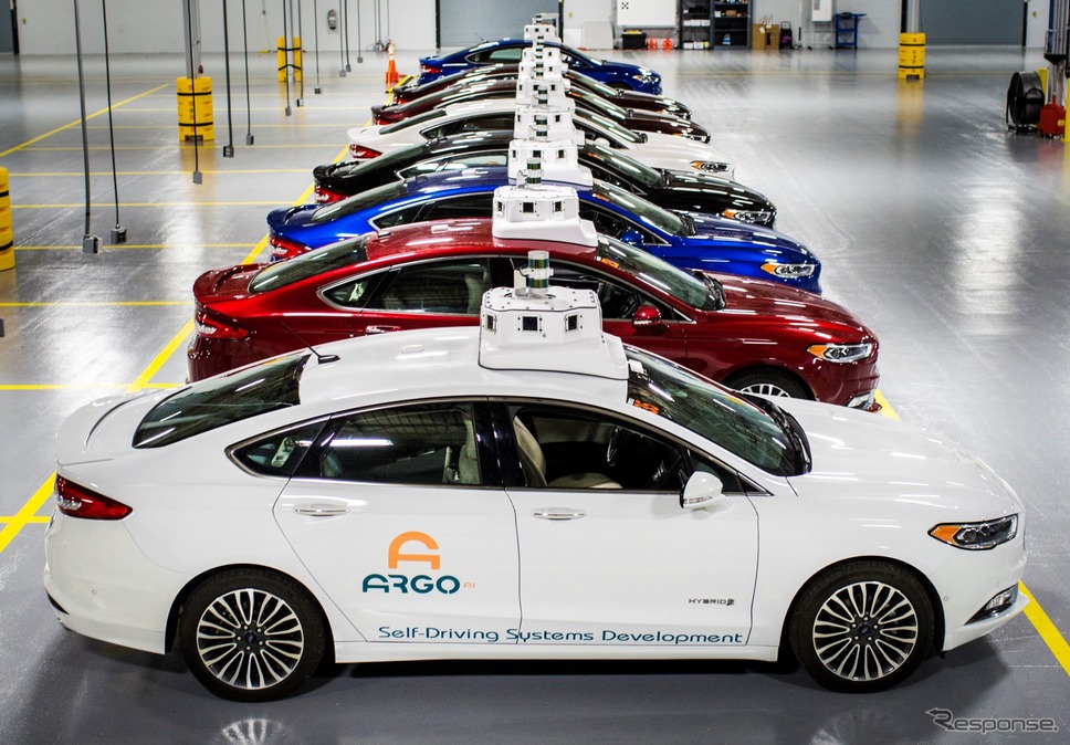 フォードモーターの自動運転テスト車両(参考画像)