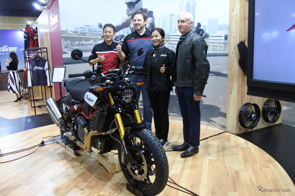 インディアンモーターサイクルブース(東京モーターサイクルショー2019)《撮影 小松哲也》