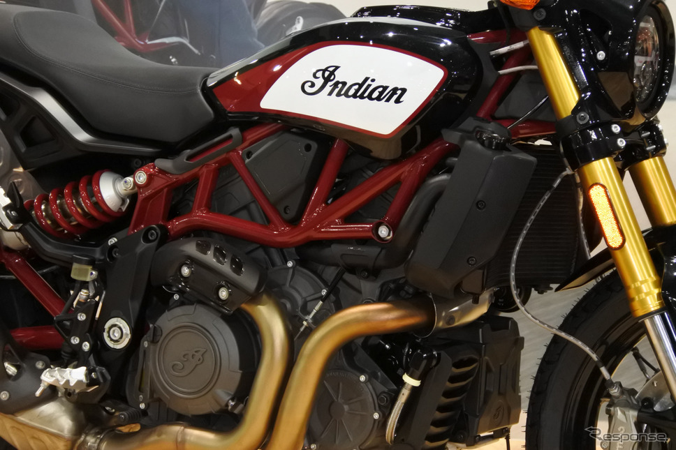 インディアンモーターサイクルブース(東京モーターサイクルショー2019)《撮影 小松哲也》