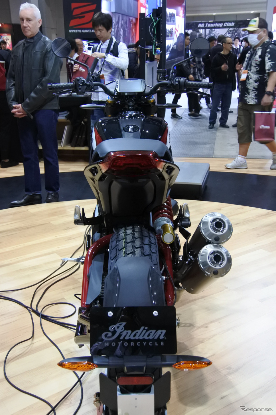 インディアンモーターサイクルブース(東京モーターサイクルショー2019)《撮影 小松哲也》