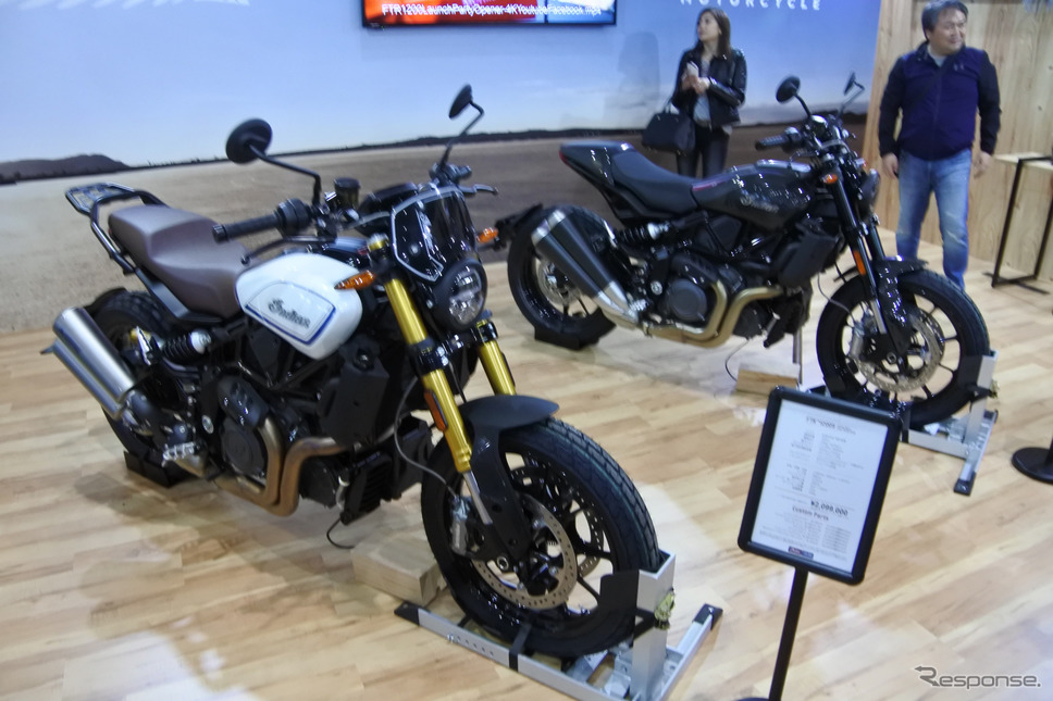 インディアンモーターサイクルブース(東京モーターサイクルショー2019)《撮影 小松哲也》