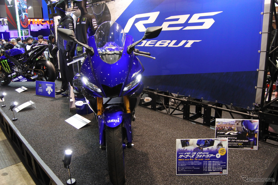 ヤマハ発動機ブース(東京モーターサイクルショー2019)《撮影 小松哲也》