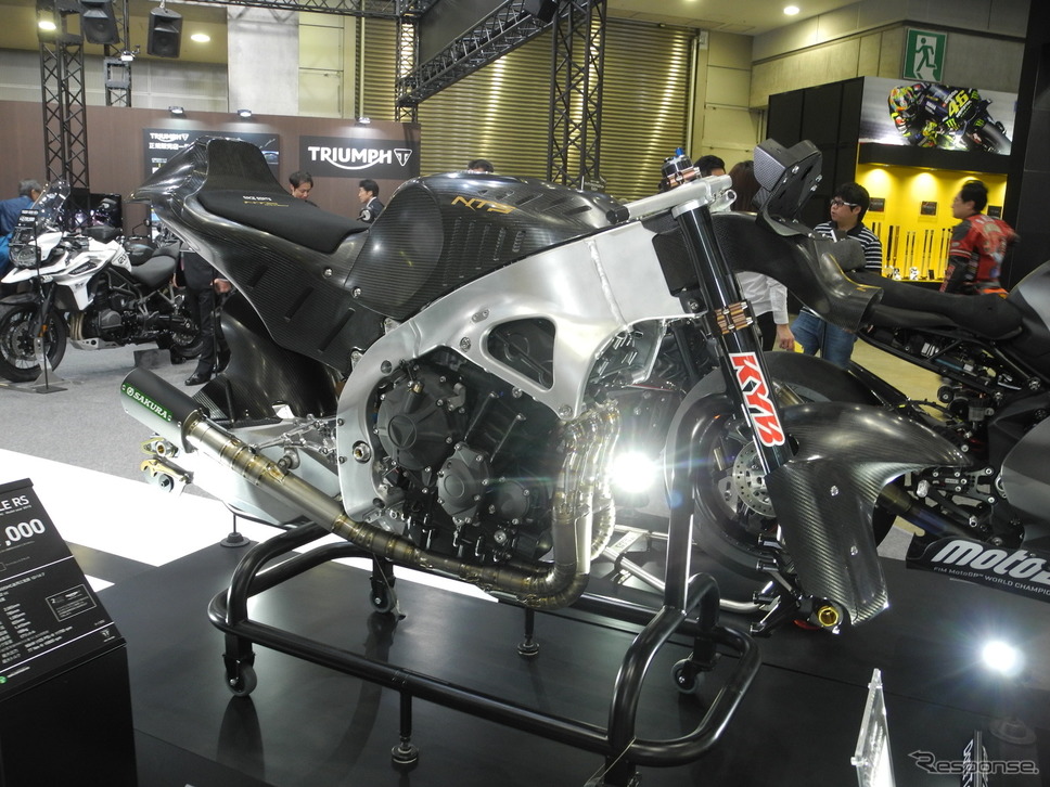 Moto2参戦用のシャーシー《撮影 山田清志》