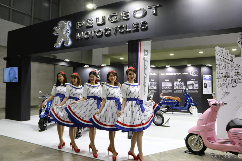 プジョーが表現したのは1年の歴史と始まりの場所 東京モーターサイクルショー19 E燃費