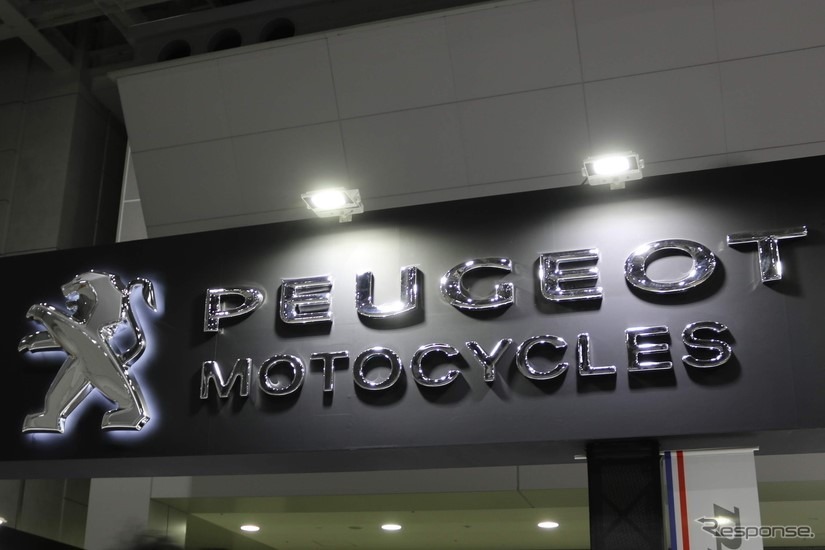 プジョーモトシクル(東京モーターサイクルショー2019)《撮影 先川知香》