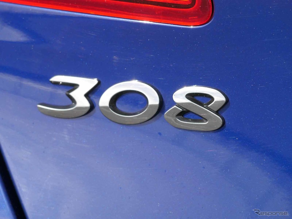 プジョー 308 ディーゼル(アリュール BlueHDi)撮影 中村孝仁
